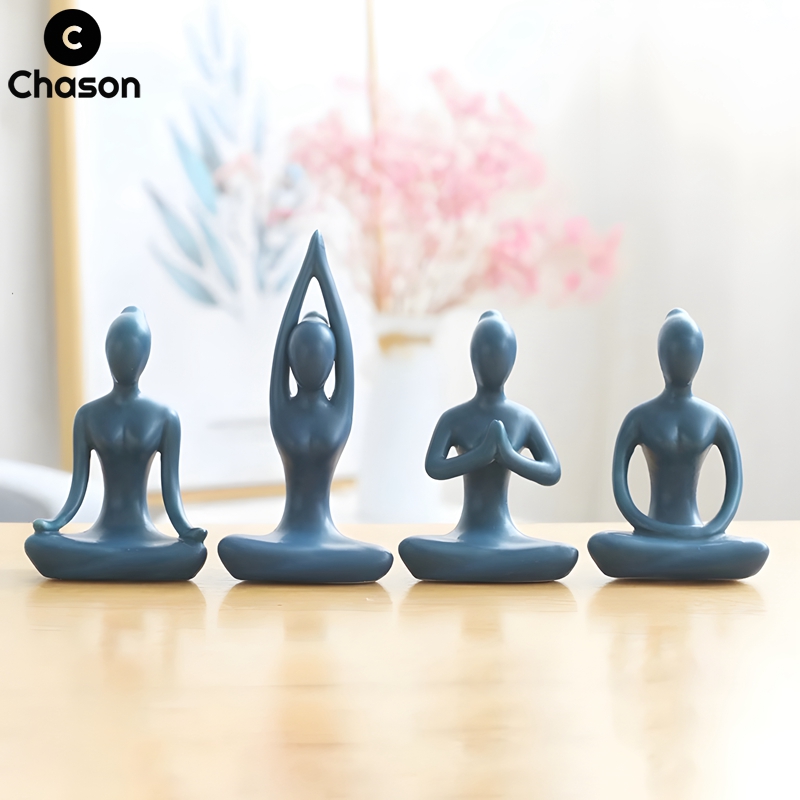 Home Gym Zen - Poses de yoga abstraites du Vermont