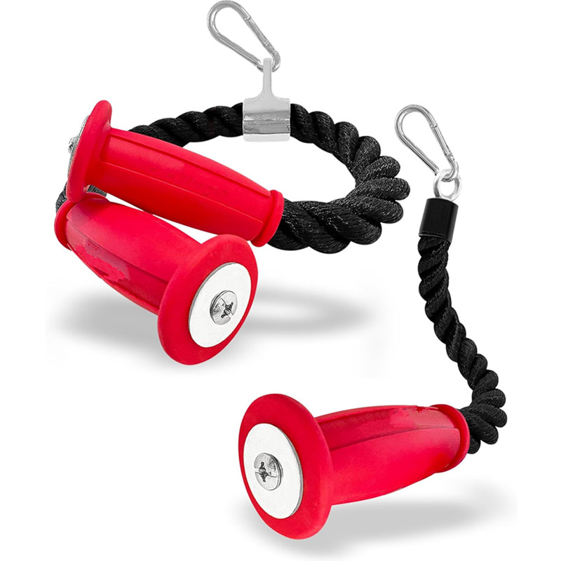 Home Gym Online - Cordes ergonomiques pour triceps, fixation de