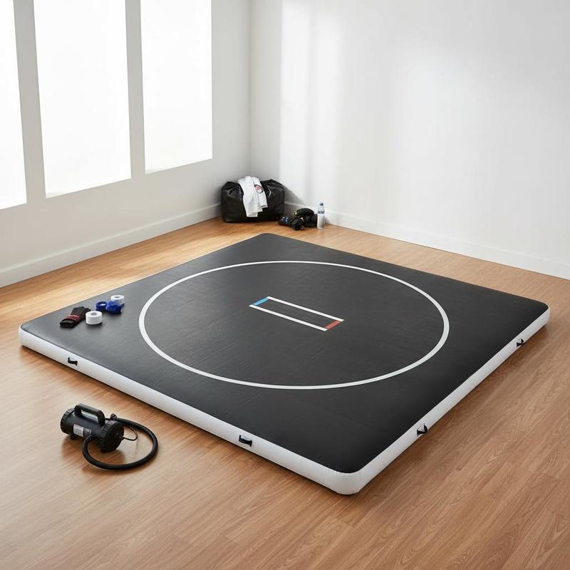 Home Gym Practice - Tapis de grappling gonflable 13x13 pieds