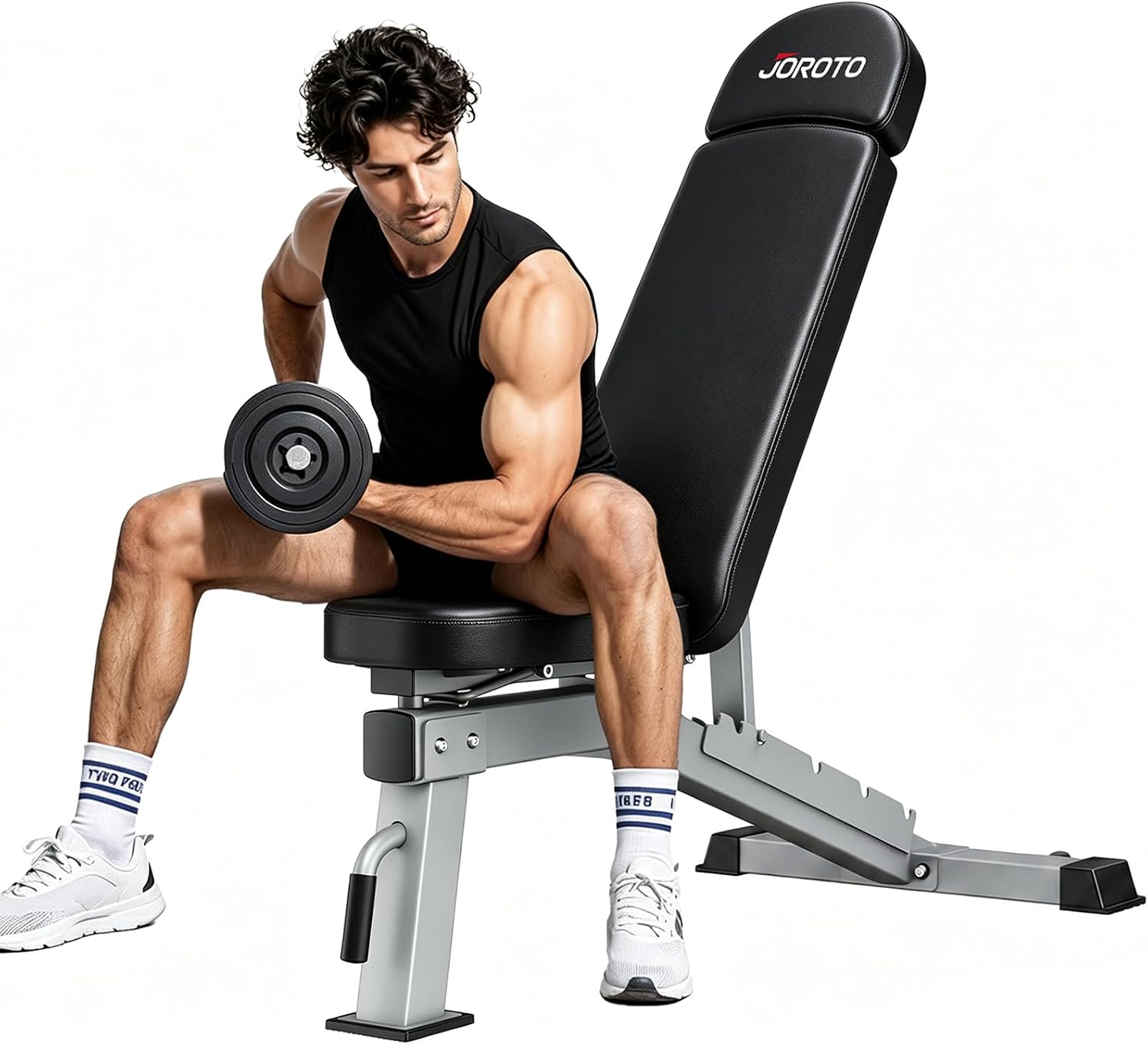Home Gym Weight - Banc de musculation réglable, capacité de