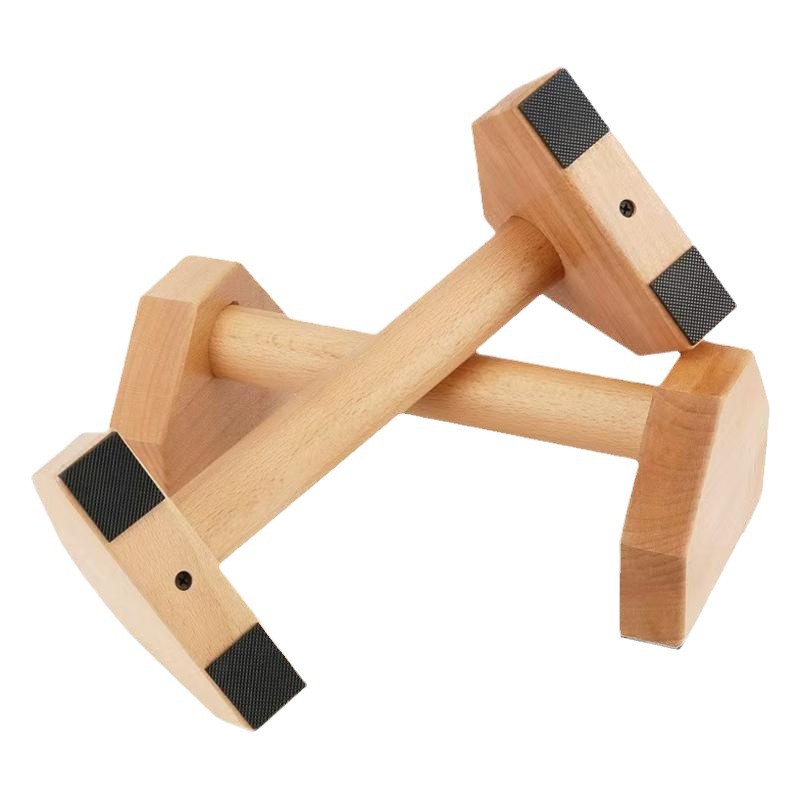 Push Up Stand Bar - Barres de pompe en bois, support