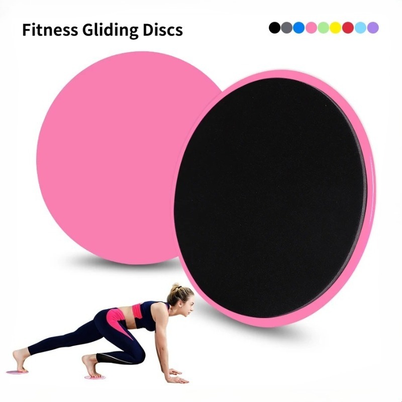 Gliding Disc Slider - 2 disques de glisse pour fitness,