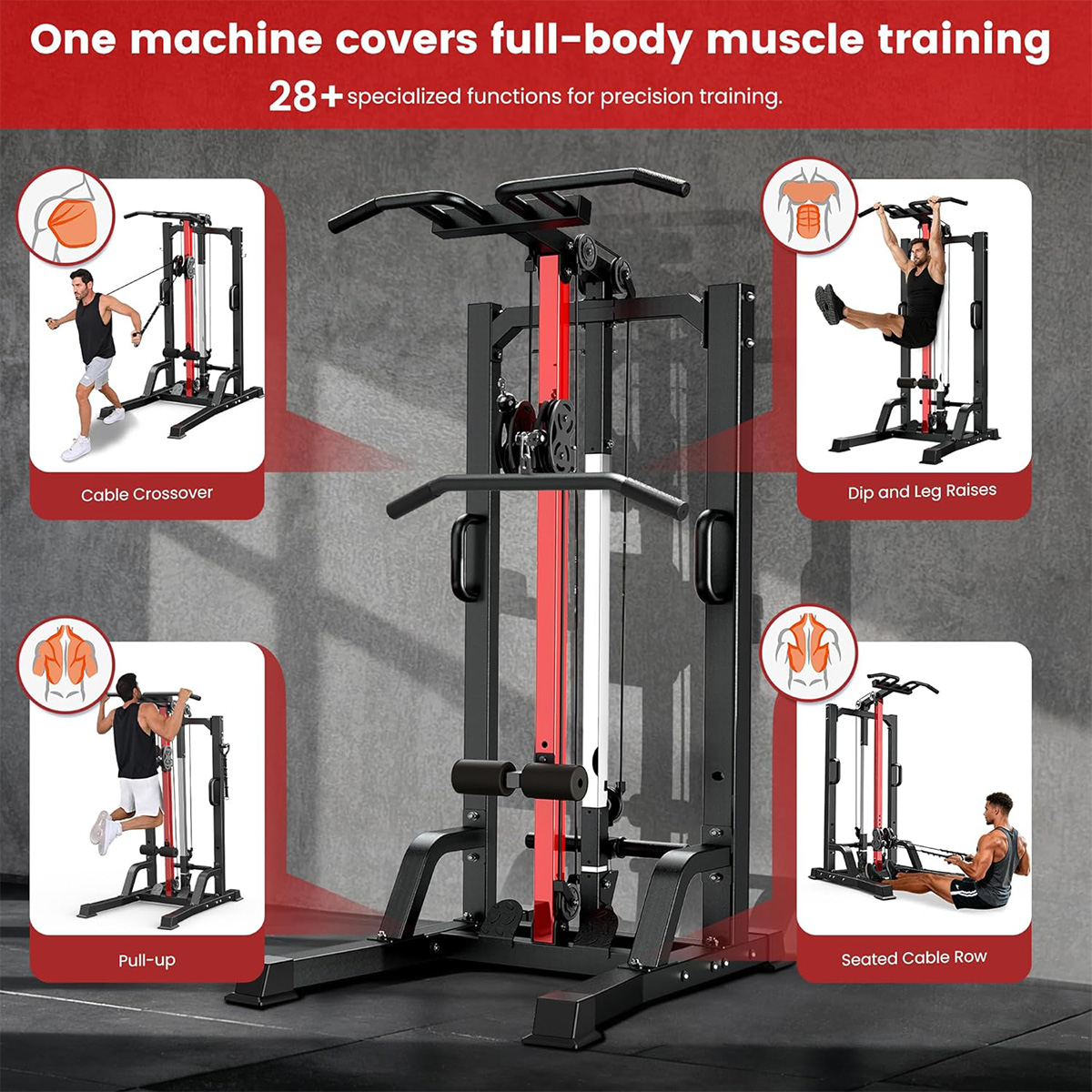 Machine de musculation Pooboo  - Home Gym Workout avis et prix