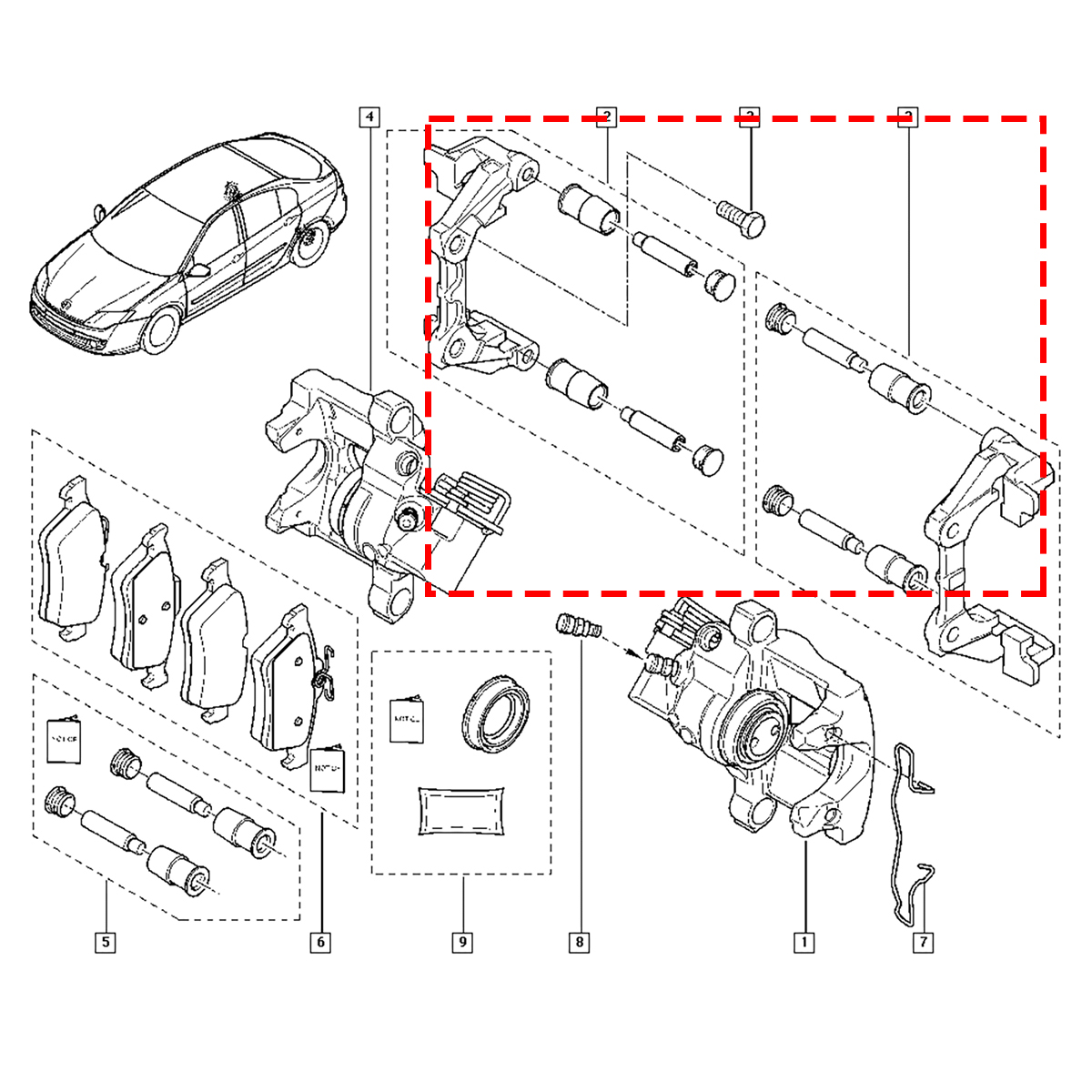 Kit de boulons de broches de g - Gliding Disc Slider avis et prix