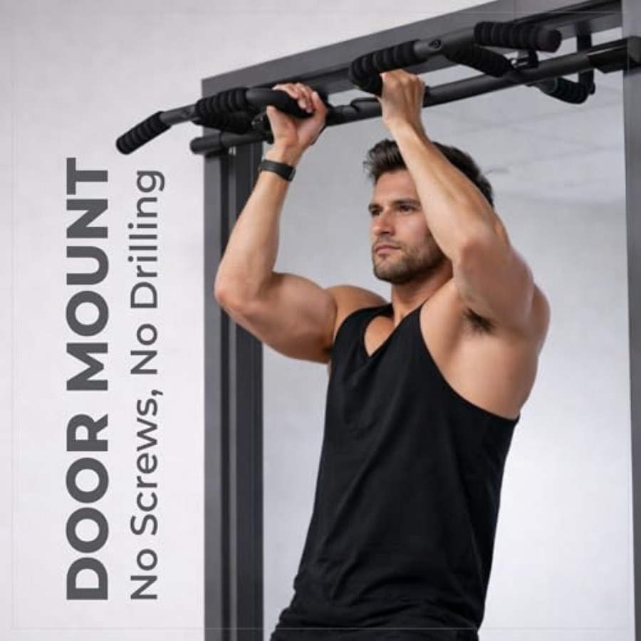 Barre de traction pour porte a - Home Gym Workout avis et prix