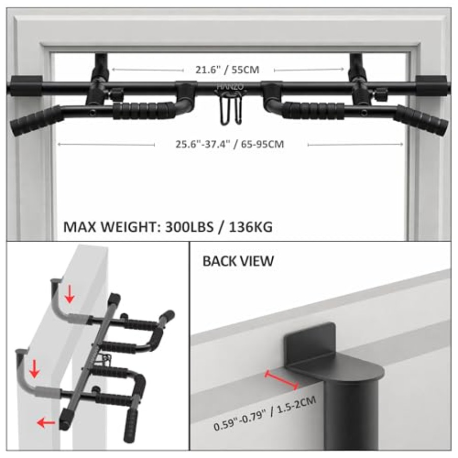 Barre de traction pour porte a - Home Gym Workout avis et prix