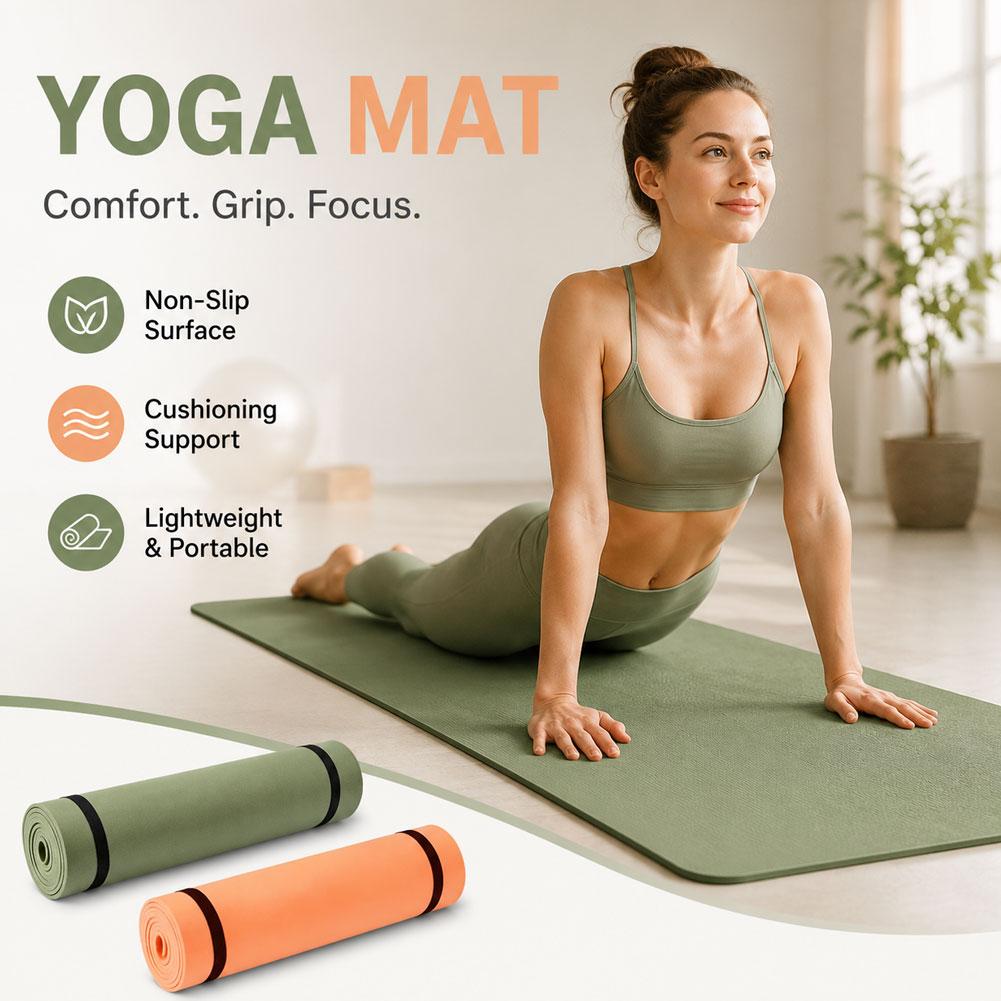 Tapis de yoga épais antidérapa - Home Gym Floor avis et prix