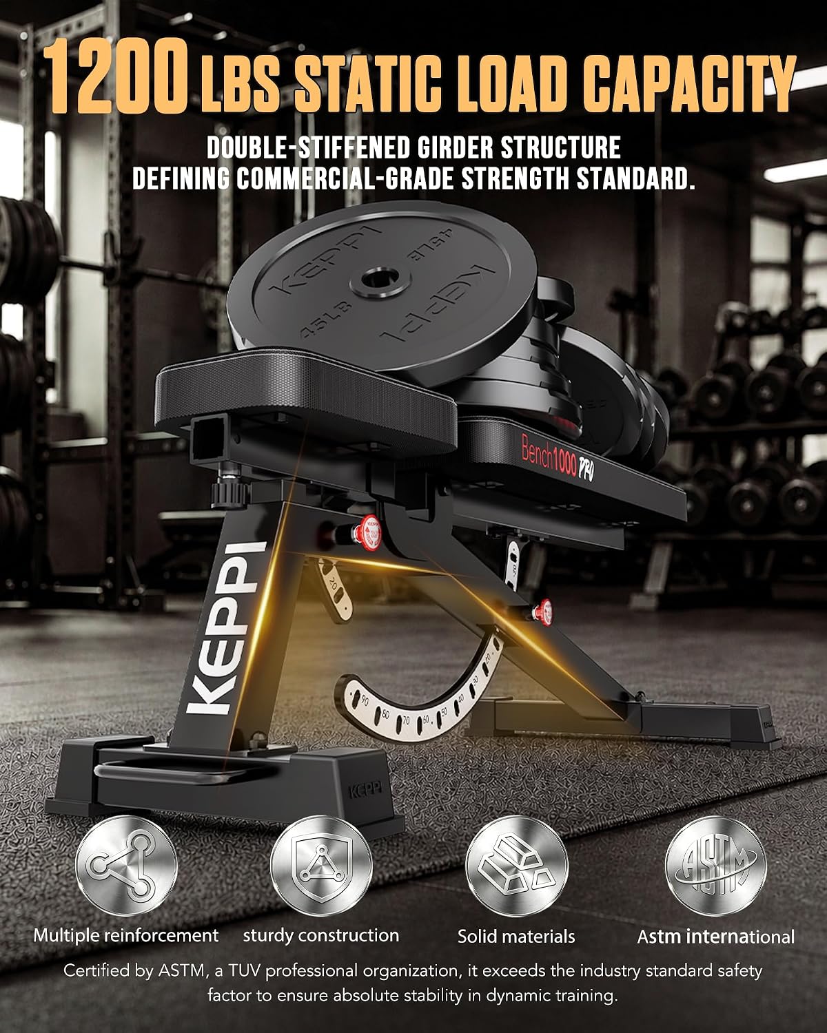 Banc de musculation réglable 1 - Home Gym Weight avis et prix