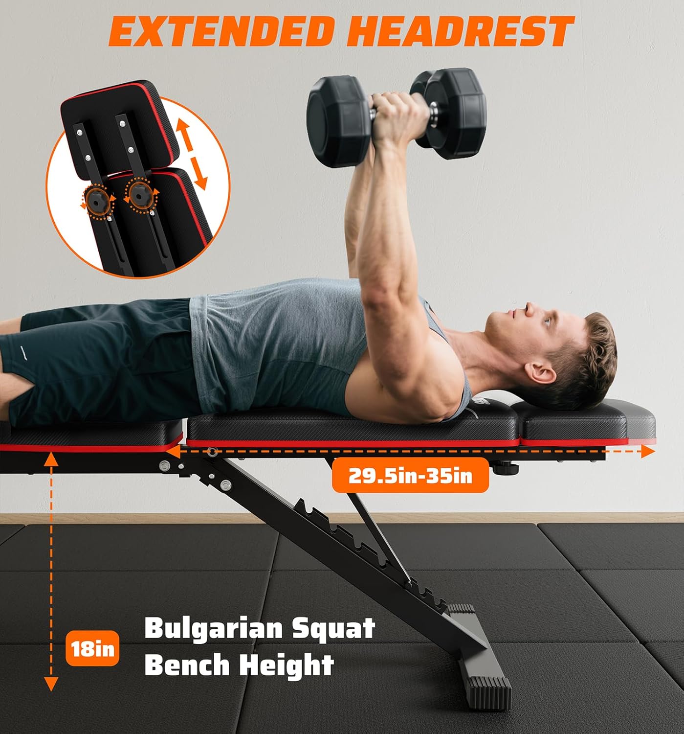Banc de musculation pliable po - Home Gym Weight avis et prix